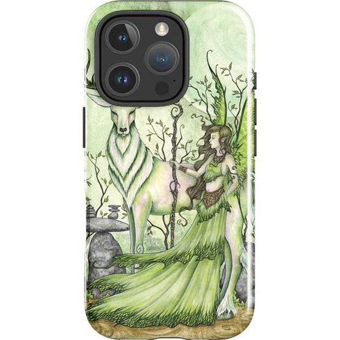Guardian Fairy and Stag by Amy Brown iPhone 16 Pro Max Impact Case